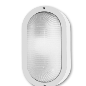 Plafoniera in Termoplastico+Vetro da esterno 70S W – Cod.70SA/TBIA