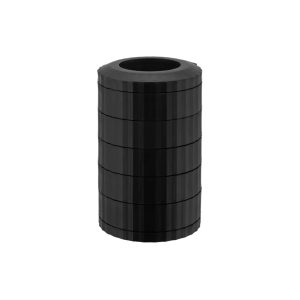 ALESSI Plissé Portacapsule Nero