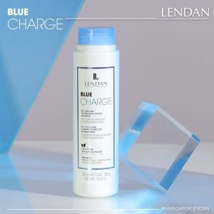 Lendan – CHARGE BLU 300ml – Shampoo neutralizzante toni rossi e arancioni