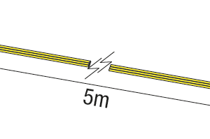 Cavo di prolunga 5m per LED SIGNUM – Cod. RO0397