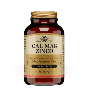 Solgar Cal Mag Zinco – 100 tavolette