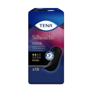 Tena Silhouette Noir Mini – 18 pezzi