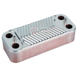 Scambiatore di calore sanitario 12 piastre caldaia Biasi Savio Bongioanni BI1001101  TR
