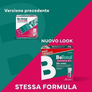 BeTotal Advance B12 50+ Anni – 30 Flaconcini