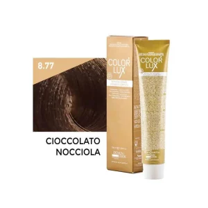 Color Lux Crema Colorante – 8.77 Cioccolato Nocciola 100 ml – Design Look