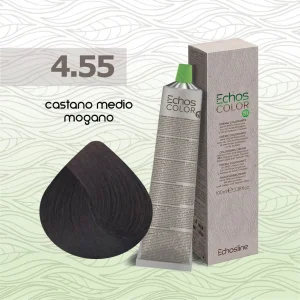 Echos Color – Crema colorante capelli – 4.55 Castano Medio Mogano – 100 ml