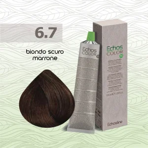 Echos Color – Crema colorante capelli – 6.7 Biondo Scuro Marrone – 100 ml