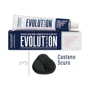 Evolution of the Color Colorazione Cosmetica Permanente – 3 Castano Scuro – 60 ml – Alfaparf Milano