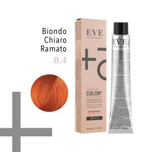 EVE Experience Infinite Color+ Colorazione Permanente in Crema – 8.4 Biondo Chiaro Ramato 100 ml – FarmaVita