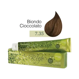Farmavita – B.Life Color – Senza Ammoniaca – Crema Colorante per Capelli – 7.35 Biondo Cioccolato – 100 ml