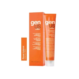 genUS Color – Crema Colorante Permanente con Cheratina, Macadamia e Argan – Rossi Intensi 100 ml