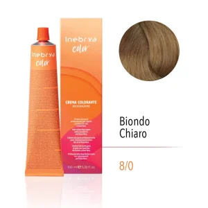 Inebrya Color – 8/0 Biondo Chiaro – 100 ml