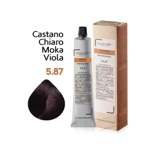 O-Range Hair Color – Colorazione Permanente in Crema – 5.87 Castano Chiaro Moka Viola 100 ml – Togethair