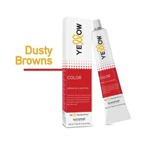 Yellow Color Crema Colorante Permanente – Dusty Browns 100 ml – Yellow Professional