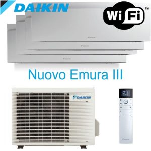 Condizionatore Daikin Emura Quadri Split 4MXM68A + FTXJ20AW + FTXJ20AW + FTXJ20AW + FTXJ50AW – spedizione gratuita, possibile installazione, miglior prezzo con incentivi 2026